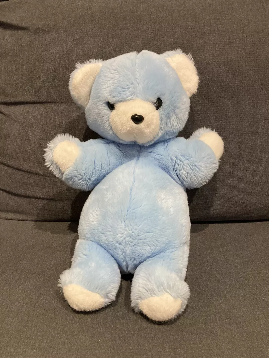 Peluche Ourson bleu.