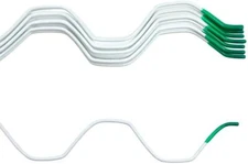 Greenhouse Wire Only 6' 6" PVC Coated Spring Lock (100 Pack)