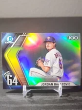 2022 Bowman Chrome Jordan Balazovic Top 100 Refractor #BTP-64 Minnesota Twins