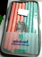 Conair Flexible Spiral Curl Rollers Small and Medium New in Pkg