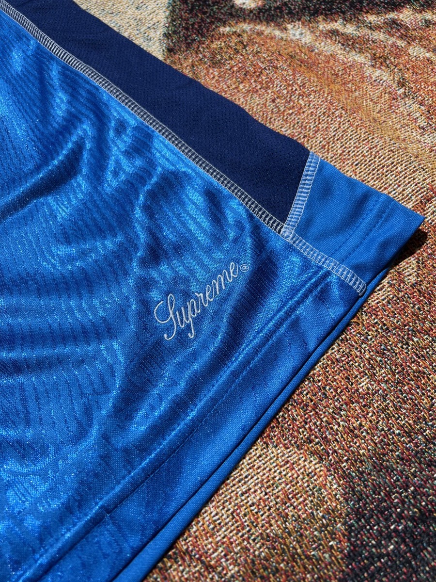 ウェア Supreme Jacquard Soccer Short Blue S Supreme Jacquard Soccer Short (SS24) - $98