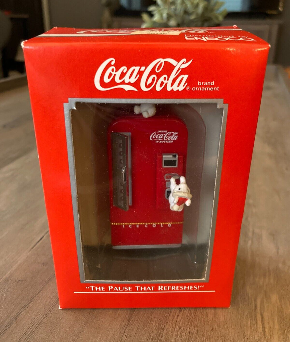 1989 Enesco Coca Cola Christmas Ornament 