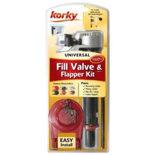 Korky 818MP QuietFILL  Platinum Universal Toilet Fill Valve  2" Toilet Flapper