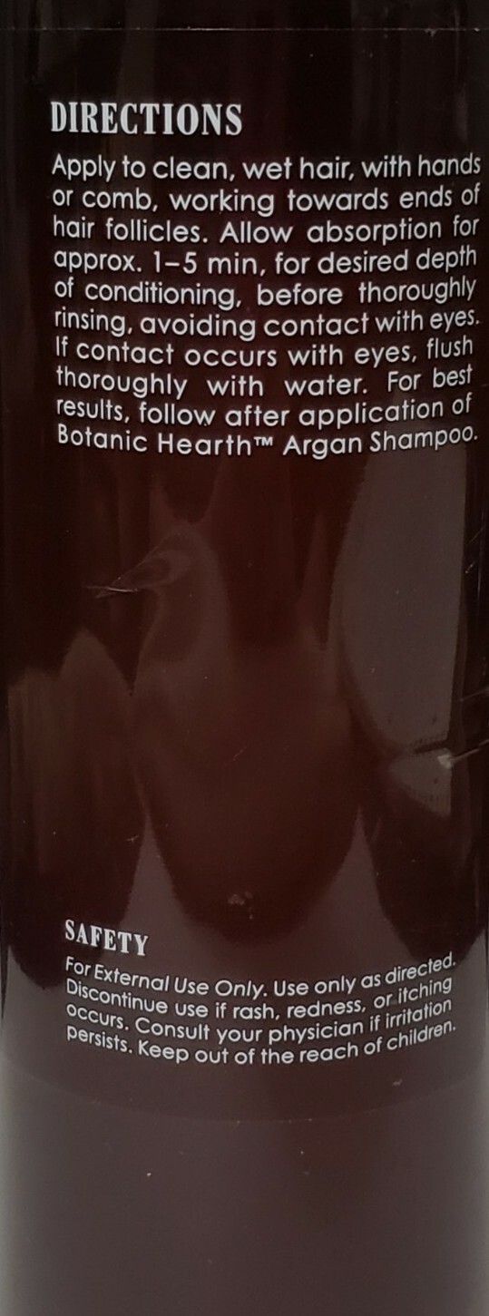 Botanic Hearth Moroccan Argan Conditioner Restorative and Moisturuzing 16oz