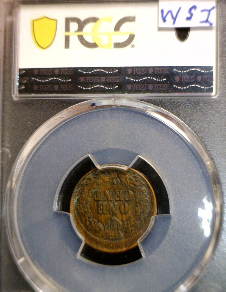 1900 ERROR PCGS XF 45 Off Center Indian Head Cent Coin NICE EARLY O/C FREE SHIP - Image 2 of 4