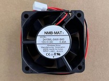 1pcs NMB 2410ML-04W-B60 6025 60mm 12V 0.40A 6CM double ball axial fan 2pin