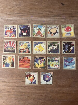 Pokemon Artbox Sticker Complete Set Gold/Silver/Common | eBay