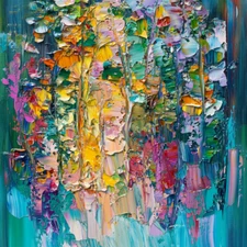 Abstract impressionism Oil Painting Luxury Canvas Wall Art Picture Print Colour