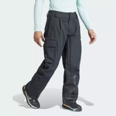 adidas Men Terrex Techrock 3L Nylon Pants Ski Waterproof