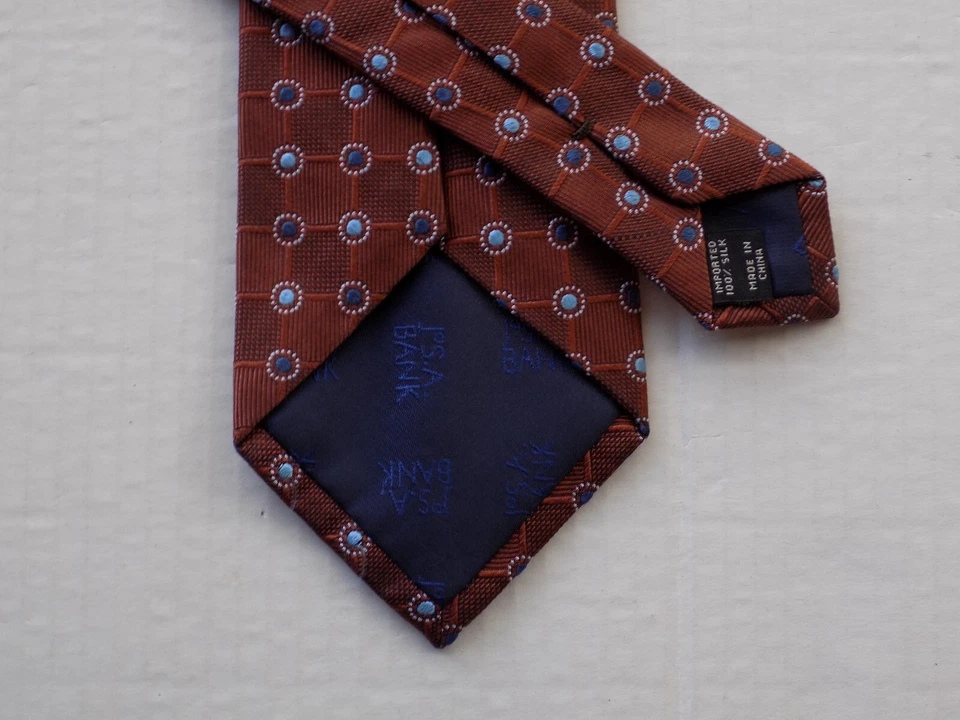 TASSO ELLA [ГЕОМЕТРИЧЕСКИЙ/КРАСНЫЙ] мужской галстук 24% шелк в Китае - Изображение 2 из 3