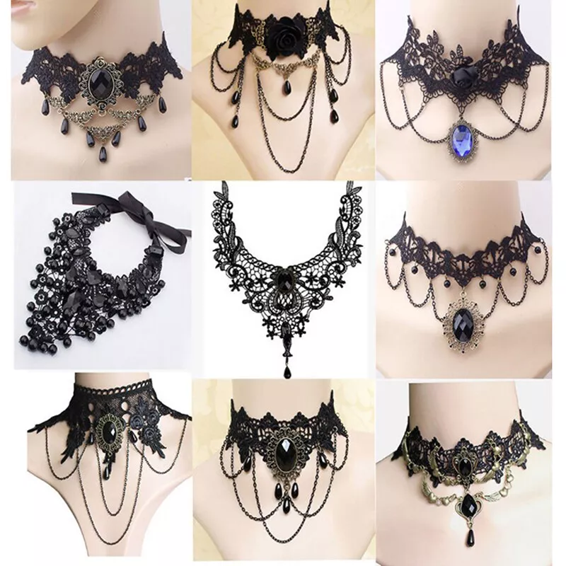 Chokers Necklaces Women, Gothic Choker Necklace