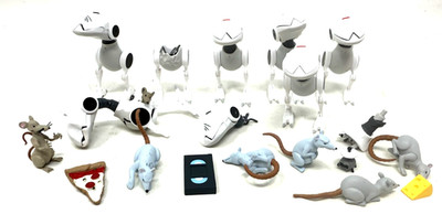 NECA TMNT Teenage Mutant Ninja Turtles Toon Mousers Set Action Figure (9)
