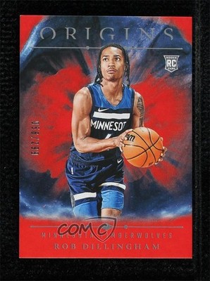 2024-25 Panini Origins Red 56/299 Rob Dillingham #76 Rookie RC 16wc