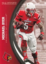 Michael Dyer Louisville 2016 Panini Louisville Team Collection Football #27