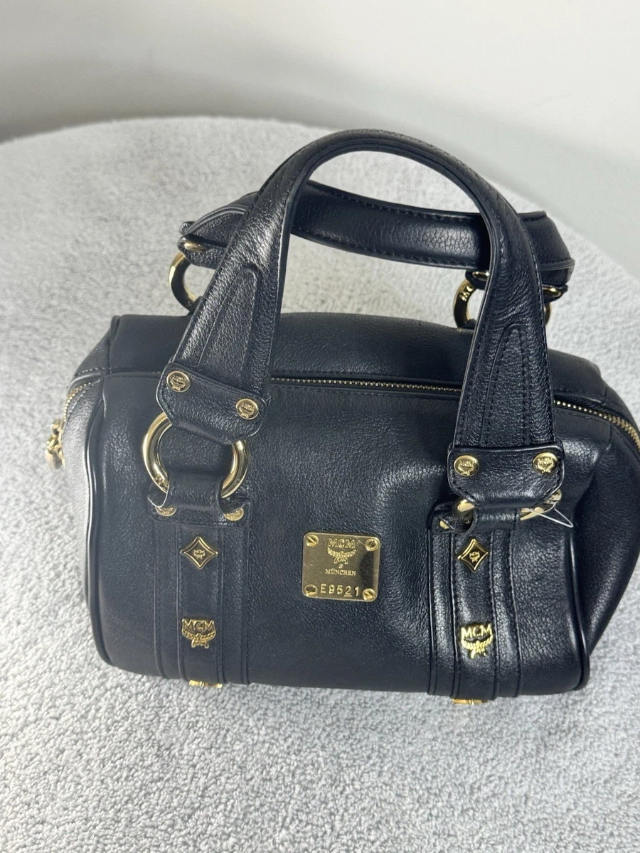 MCM Satchel/Top Handle Bag Black Bags & Handbags for Women for
