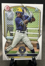 2023 Bowman Prospects #BP-100 Luis Lara - Milwaukee Brewers