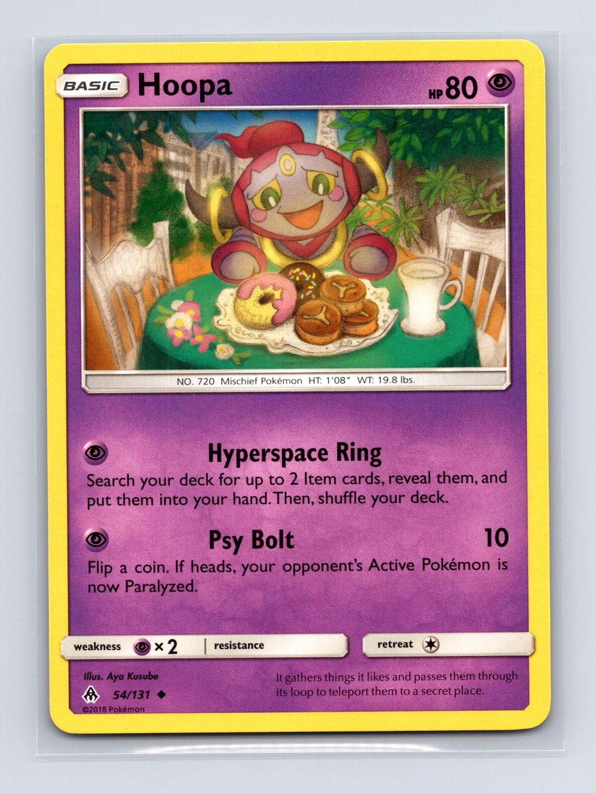 Hoopa 54/131 Uncommon Forbidden Light Pokemon Lightly Played