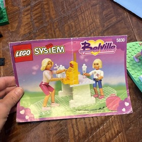 Lego Belville: Fun-Day Sundaes 5830 100% Complete w Manual, Missing 2 coins