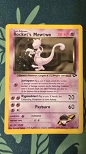 Pokémon TCG Rockets Mewtwo Gym Challenge 2000 Holo Card 14/132 HP