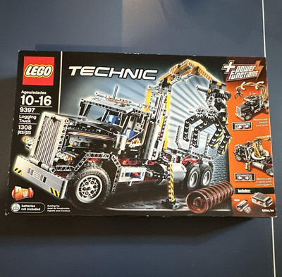 LEGO Technic 9397 Logging Truck Complete 1308 pcs w/ Box NIB with a little wear