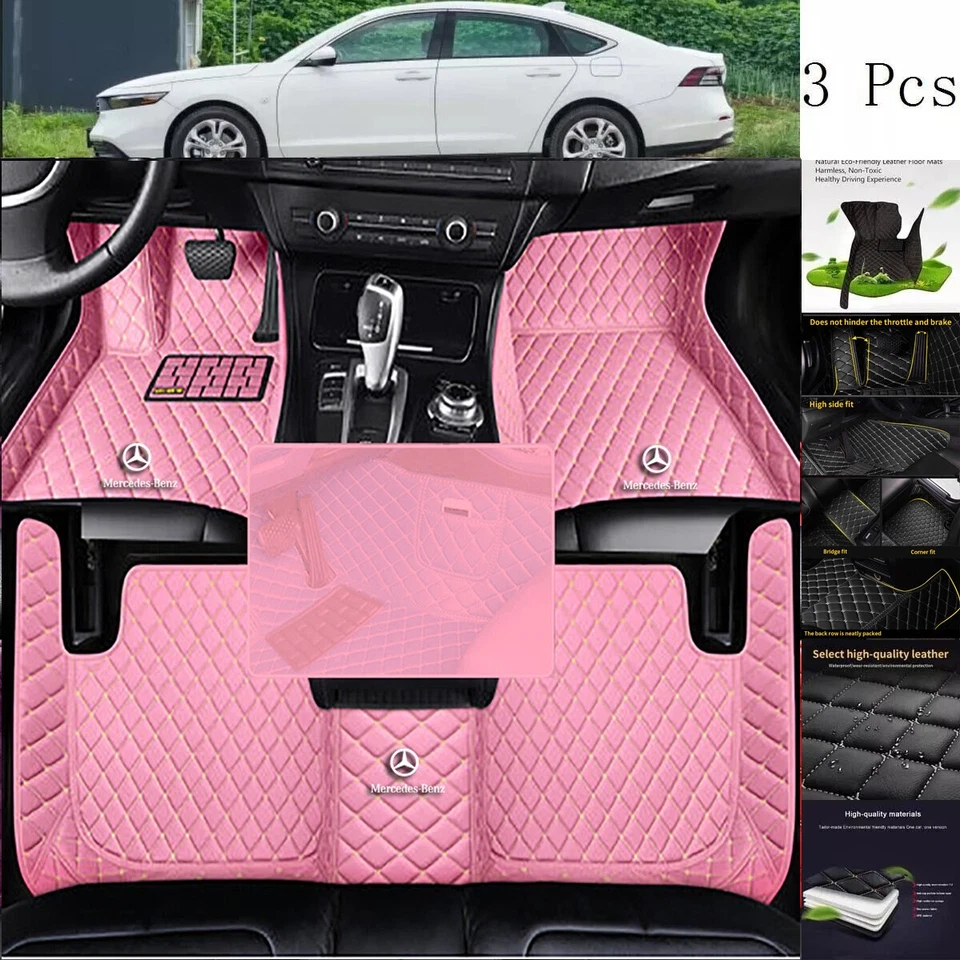 Alfombrillas de coche impermeables para Mercedes Benz todos los modelos forro automático personalizado Foto 4 de 4