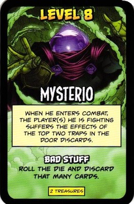 MYSTERIO USAopoly Munchkin Marvel The Game Collectible Card