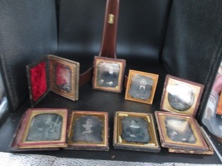 EIGHT 1/6 th Plate DAGUERREOTYPES of WOMAN #103