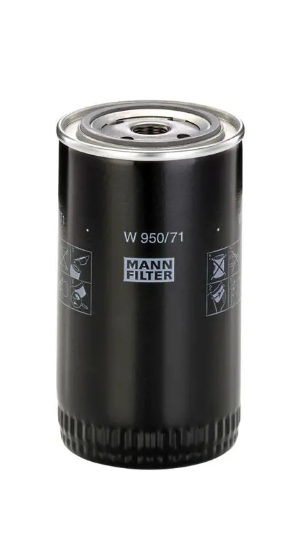 Filtro olio Filtro ad avvitamento W 950/71 MANN-FILTER - Immagine 2