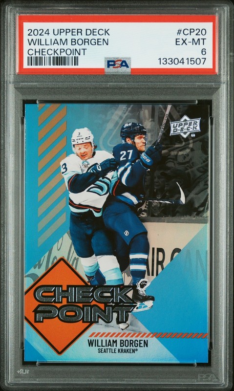 2024 UPPER DECK CHECKPOINT #CP20 WILLIAM BORGEN PSA 6