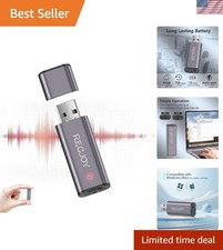 64GB Digital Voice Recorder USB Recording Device with 750Hrs Storage Capacity...