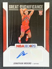 Jonathan Mogbo 2024-25 Panini Hoops Great SIGnificance Auto RC #GS-JMR