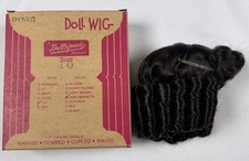 Dollspart Size 10 LLC Dark Brunette Doll Wig Dynel - Vintage 50s 60s 6