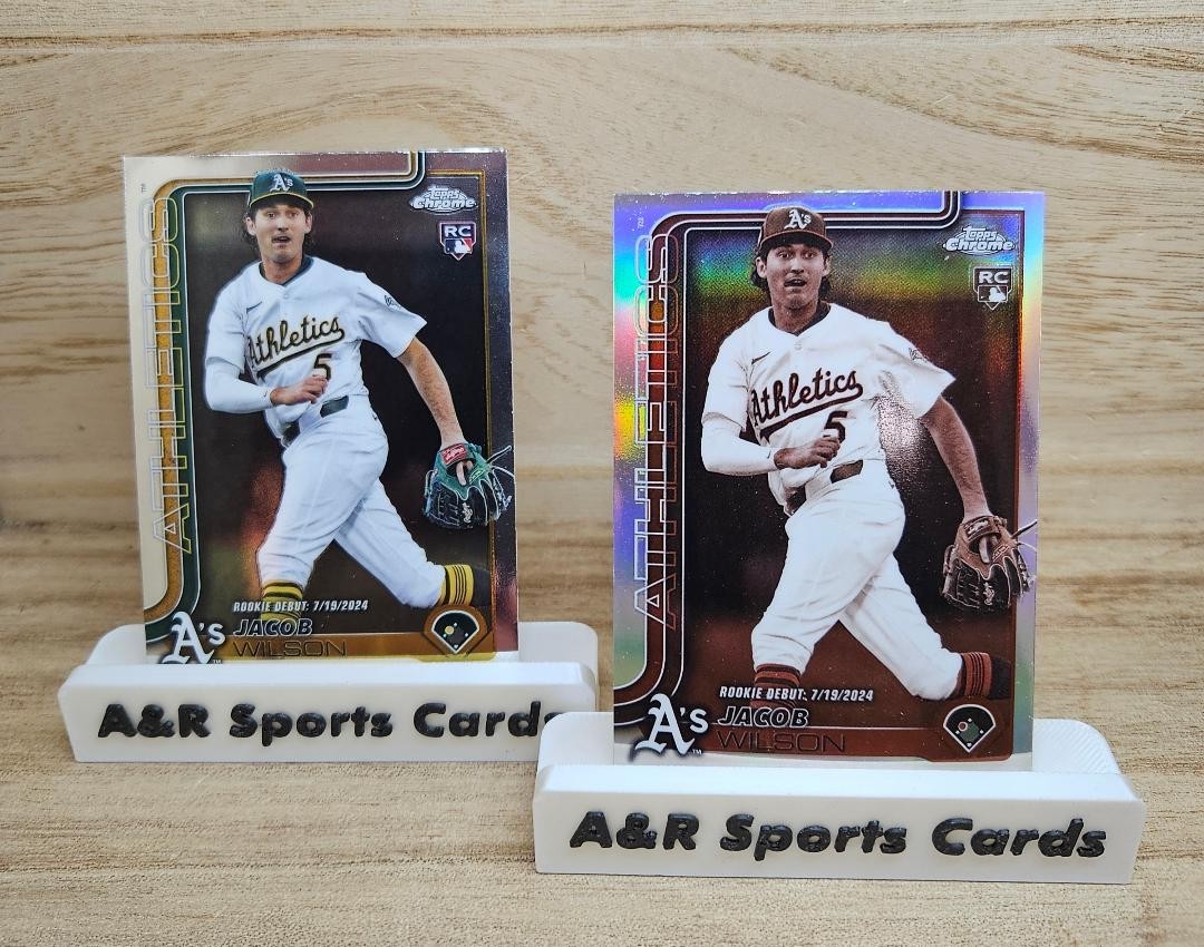 2025 Topps Chrome Update - Jacob Wilson RC Pro Debut - Sepia & Base