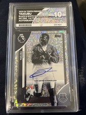 YAKUBU - 2025-26 TOPPS BLACK & WHITE MINI DIAMOND 14/75 Graded 10 ACE