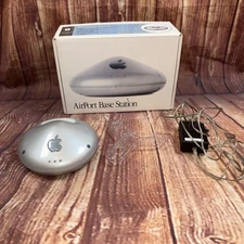 Vintage Apple Airport Base Station Graphite M7601LL/B M5757