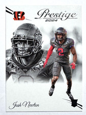 ROOKIE CARD JOSH NEWTON Bengals 2024 Panini Prestige Football Card #390. rookie card picture