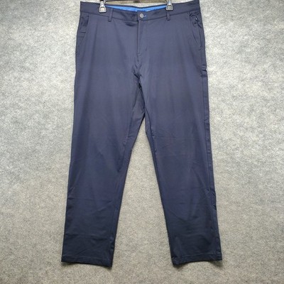 Twillory Pants Men's Size 38x32 Navy Technical Fabric Tailored Fit Performance