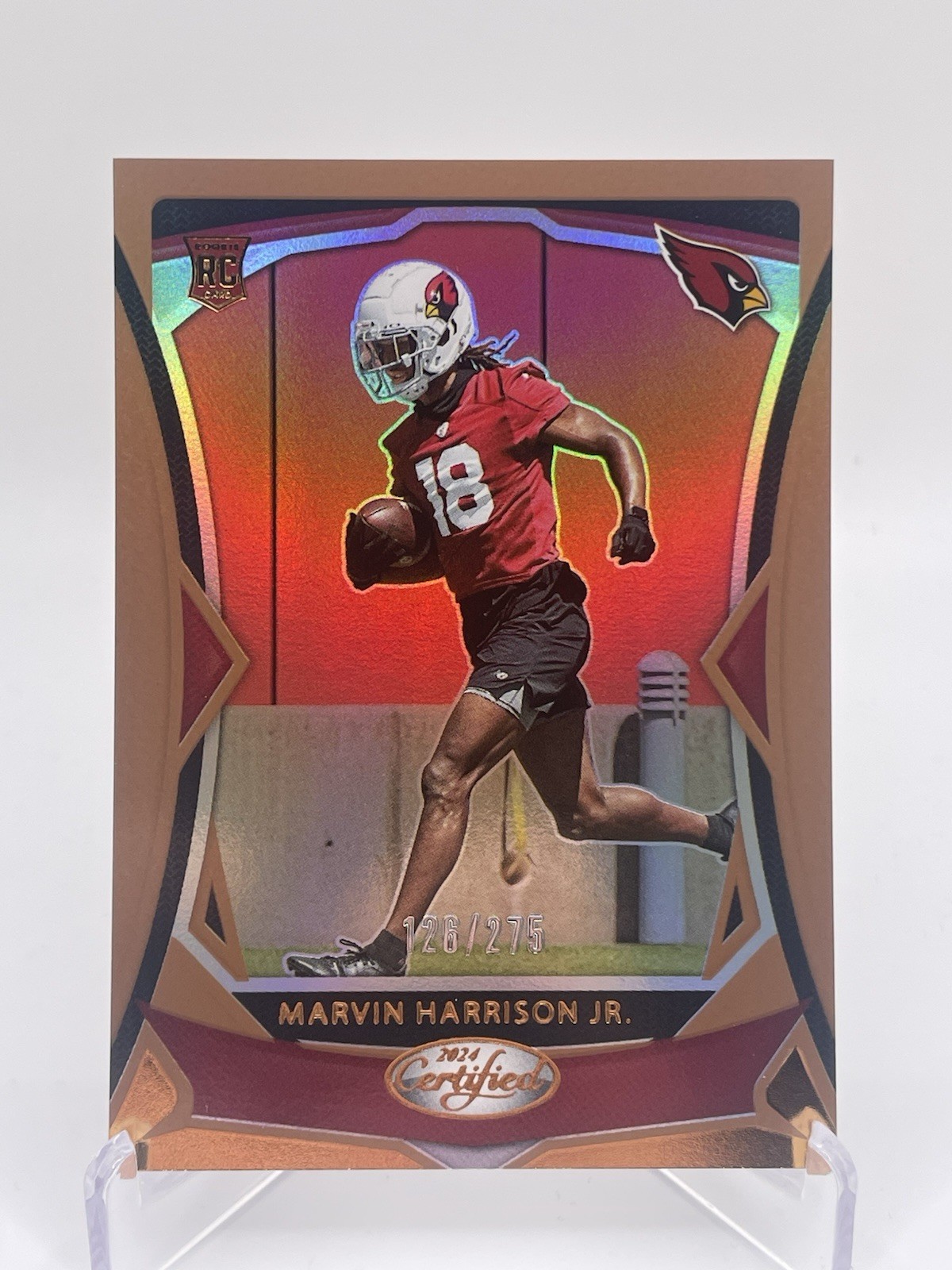2024 Panini Certified - Rookies Marvin Harrison Jr. #104 Mirror Bronze /275 (RC)