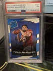 2017 Panini Donruss Rated Rookie Patrick Mahomes II #327 (RC) PSA 7 NM KC Chiefs