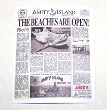 JAWS Cut Sticker Decal Movie Horror Film Great White Shark Amity Island