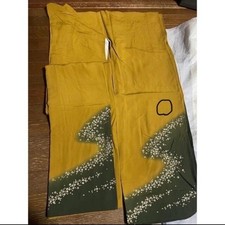 Furisode Kimono Set with Obi, Layered Collar, Sandals, Bag, Obidome, Used