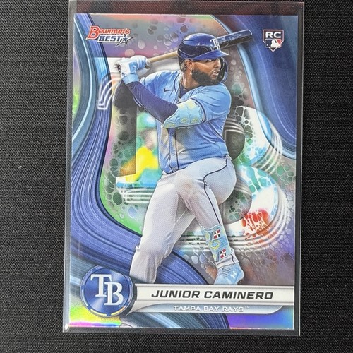 2024 Bowman's Best Junior Caminero #62 Rookie Card Refractor RC Rays