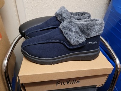 Fitville Herren EasyTop Diabetiker Schneestiefel V3 Größe 11 W
