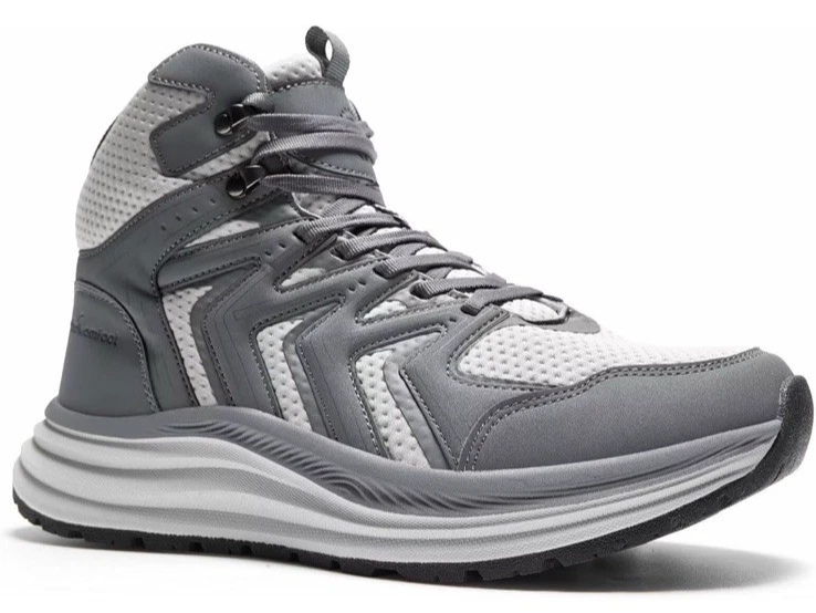 OrthoComfoot Orthopedic Mid Trekking Hiking Boots Mens Size 12 Grey NIB