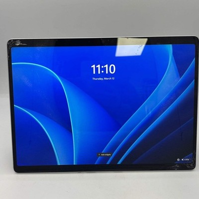 Broken Microsoft Surface Pro 11 Snapdragon X 16GB RAM 512GB SSD Cracked Screen