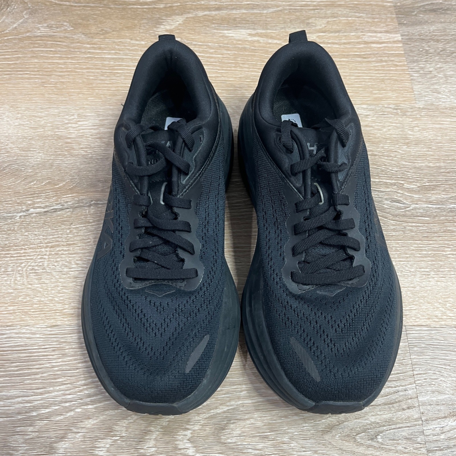 Hoka Bondi 8 Womens Running Shoes Black Black 1127952 BBLC Size 8B thumbnail 2