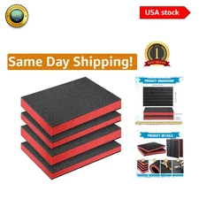 High-Density Foam Inserts - 4 Pcs for Shipping & Protecting Fragile Items