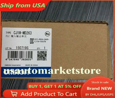 1PC New Omron CJ1W-MD263 PLC Module CJ1WMD263 In Box Fast Shipping