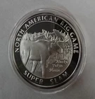 North American Hunting Club 1 Troy Oz .999 Silver Round Moose Yukon Slam