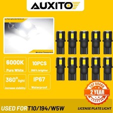 Auxito 10x T10 194 2825 Led Bulb Light 168 White Super Canbus Bright Error Free